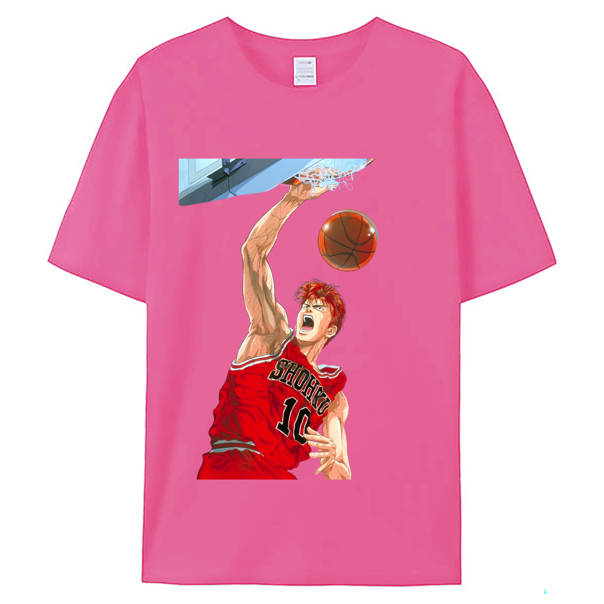 （画像用） SLAM DUNK／スラムダンク レディースカジュアルプリントTシャツ（綿100％）